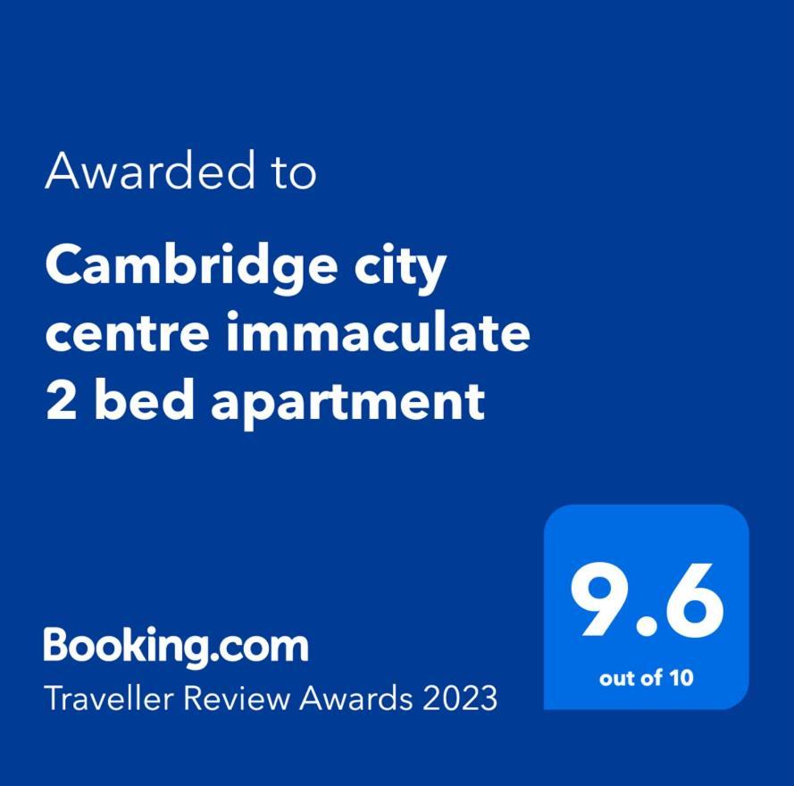 Cambridge City Centre Immaculate 1 Bed Apartment Eksteriør billede